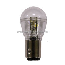 BA15D, couvercle transparent S8, 0.7W, 16 * SMD3014, lampe LED 12V DC